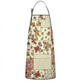 thumbnail image 1 of Pioneer Flower Floral Print Pattern Apron-Garden Aprons for Women with Pockets-Cotton Linen Waterproof Kitchen Cooking Gardening Aprons Adjustable for Kitchen,Cooking,BBQ and Salon 33x27 Inch, 1 of 7