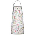 thumbnail image 1 of Pioneer Flower Floral Print Pattern Apron-Garden Aprons for Women with Pockets-Cotton Linen Waterproof Kitchen Cooking Gardening Aprons Adjustable for Kitchen,Cooking,BBQ and Salon 33x27 Inch, 1 of 7