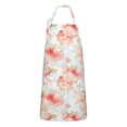 thumbnail image 1 of Pioneer Flower Floral Print Pattern Apron-Garden Aprons for Women with Pockets-Cotton Linen Waterproof Kitchen Cooking Gardening Aprons Adjustable for Kitchen,Cooking,BBQ and Salon 33x27 Inch, 1 of 7