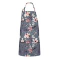 thumbnail image 1 of Pioneer Flower Floral Print Pattern Apron-Garden Aprons for Women with Pockets-Cotton Linen Waterproof Kitchen Cooking Gardening Aprons Adjustable for Kitchen,Cooking,BBQ and Salon 33x27 Inch, 1 of 7