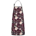 thumbnail image 1 of Pioneer Flower Floral Print Pattern Apron-Garden Aprons for Women with Pockets-Cotton Linen Waterproof Kitchen Cooking Gardening Aprons Adjustable for Kitchen,Cooking,BBQ and Salon 33x27 Inch, 1 of 7