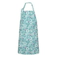 thumbnail image 1 of Pioneer Flower Floral Print Pattern Apron-Garden Aprons for Women with Pockets-Cotton Linen Waterproof Kitchen Cooking Gardening Aprons Adjustable for Kitchen,Cooking,BBQ and Salon 33x27 Inch, 1 of 7