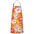 thumbnail image 1 of Pioneer Flower Floral Print Pattern Apron-Garden Aprons for Women with Pockets-Cotton Linen Waterproof Kitchen Cooking Gardening Aprons Adjustable for Kitchen,Cooking,BBQ and Salon 33x27 Inch, 1 of 7