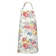 thumbnail image 1 of Pioneer Flower Floral Print Pattern Apron-Garden Aprons for Women with Pockets-Cotton Linen Waterproof Kitchen Cooking Gardening Aprons Adjustable for Kitchen,Cooking,BBQ and Salon 33x27 Inch, 1 of 7