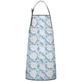 thumbnail image 1 of Pioneer Flower Floral Print Pattern Apron-Garden Aprons for Women with Pockets-Cotton Linen Waterproof Kitchen Cooking Gardening Aprons Adjustable for Kitchen,Cooking,BBQ and Salon 33x27 Inch, 1 of 7