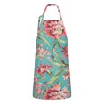 thumbnail image 1 of Pioneer Flower Floral Print Pattern Apron-Garden Aprons for Women with Pockets-Cotton Linen Waterproof Kitchen Cooking Gardening Aprons Adjustable for Kitchen,Cooking,BBQ and Salon 33x27 Inch, 1 of 7