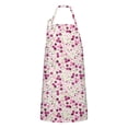 thumbnail image 1 of Pioneer Flower Floral Print Pattern Apron-Garden Aprons for Women with Pockets-Cotton Linen Waterproof Kitchen Cooking Gardening Aprons Adjustable for Kitchen,Cooking,BBQ and Salon 33x27 Inch, 1 of 7