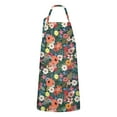 thumbnail image 1 of Pioneer Flower Floral Print Pattern Apron-Garden Aprons for Women with Pockets-Cotton Linen Waterproof Kitchen Cooking Gardening Aprons Adjustable for Kitchen,Cooking,BBQ and Salon 33x27 Inch, 1 of 7