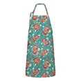 thumbnail image 1 of Pioneer Flower Floral Print Pattern Apron-Garden Aprons for Women with Pockets-Cotton Linen Waterproof Kitchen Cooking Gardening Aprons Adjustable for Kitchen,Cooking,BBQ and Salon 33x27 Inch, 1 of 7