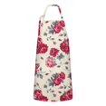 thumbnail image 1 of Pioneer Flower Floral Print Pattern Apron-Garden Aprons for Women with Pockets-Cotton Linen Waterproof Kitchen Cooking Gardening Aprons Adjustable for Kitchen,Cooking,BBQ and Salon 33x27 Inch, 1 of 7