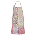 thumbnail image 1 of Pioneer Flower Floral Print Pattern Apron-Garden Aprons for Women with Pockets-Cotton Linen Waterproof Kitchen Cooking Gardening Aprons Adjustable for Kitchen,Cooking,BBQ and Salon 33x27 Inch, 1 of 7