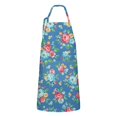 thumbnail image 1 of Pioneer Flower Floral Print Pattern Apron-Garden Aprons for Women with Pockets-Cotton Linen Waterproof Kitchen Cooking Gardening Aprons Adjustable for Kitchen,Cooking,BBQ and Salon 33x27 Inch, 1 of 7
