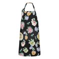 thumbnail image 1 of Pioneer Flower Floral Print Pattern Apron-Garden Aprons for Women with Pockets-Cotton Linen Waterproof Kitchen Cooking Gardening Aprons Adjustable for Kitchen,Cooking,BBQ and Salon 33x27 Inch, 1 of 7