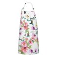 thumbnail image 1 of Pioneer Flower Floral Print Pattern Apron-Garden Aprons for Women with Pockets-Cotton Linen Waterproof Kitchen Cooking Gardening Aprons Adjustable for Kitchen,Cooking,BBQ and Salon 33x27 Inch, 1 of 7