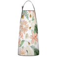 thumbnail image 1 of Pioneer Flower Floral Print Pattern Apron-Garden Aprons for Women with Pockets-Cotton Linen Waterproof Kitchen Cooking Gardening Aprons Adjustable for Kitchen,Cooking,BBQ and Salon 33x27 Inch, 1 of 3