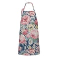 thumbnail image 1 of Pioneer Flower Floral Print Pattern Apron-Garden Aprons for Women with Pockets-Cotton Linen Waterproof Kitchen Cooking Gardening Aprons Adjustable for Kitchen,Cooking,BBQ and Salon 33x27 Inch, 1 of 7