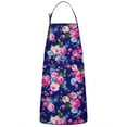 thumbnail image 1 of Pioneer Flower Floral Print Pattern Apron-Garden Aprons for Women with Pockets-Cotton Linen Waterproof Kitchen Cooking Gardening Aprons Adjustable for Kitchen,Cooking,BBQ and Salon 33x27 Inch, 1 of 7