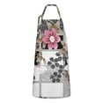 thumbnail image 1 of Pioneer Flower Floral Print Pattern Apron-Garden Aprons for Women with Pockets-Cotton Linen Waterproof Kitchen Cooking Gardening Aprons Adjustable for Kitchen,Cooking,BBQ and Salon 33x27 Inch, 1 of 7