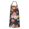 thumbnail image 1 of Pioneer Flower Floral Print Pattern Apron-Garden Aprons for Women with Pockets-Cotton Linen Waterproof Kitchen Cooking Gardening Aprons Adjustable for Kitchen,Cooking,BBQ and Salon 33x27 Inch, 1 of 7