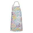 thumbnail image 1 of Pioneer Flower Floral Print Pattern Apron-Garden Aprons for Women with Pockets-Cotton Linen Waterproof Kitchen Cooking Gardening Aprons Adjustable for Kitchen,Cooking,BBQ and Salon 33x27 Inch, 1 of 7
