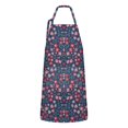 thumbnail image 1 of Pioneer Flower Floral Print Pattern Apron-Garden Aprons for Women with Pockets-Cotton Linen Waterproof Kitchen Cooking Gardening Aprons Adjustable for Kitchen,Cooking,BBQ and Salon 33x27 Inch, 1 of 7