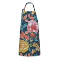 thumbnail image 1 of Pioneer Flower Floral Print Pattern Apron-Garden Aprons for Women with Pockets-Cotton Linen Waterproof Kitchen Cooking Gardening Aprons Adjustable for Kitchen,Cooking,BBQ and Salon 33x27 Inch, 1 of 7