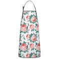 thumbnail image 1 of Pioneer Flower Floral Print Pattern Apron-Garden Aprons for Women with Pockets-Cotton Linen Waterproof Kitchen Cooking Gardening Aprons Adjustable for Kitchen,Cooking,BBQ and Salon 33x27 Inch, 1 of 7