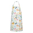 thumbnail image 1 of Pioneer Flower Floral Print Pattern Apron-Garden Aprons for Women with Pockets-Cotton Linen Waterproof Kitchen Cooking Gardening Aprons Adjustable for Kitchen,Cooking,BBQ and Salon 33x27 Inch, 1 of 7