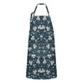 thumbnail image 1 of Pioneer Flower Floral Print Pattern Apron-Garden Aprons for Women with Pockets-Cotton Linen Waterproof Kitchen Cooking Gardening Aprons Adjustable for Kitchen,Cooking,BBQ and Salon 33x27 Inch, 1 of 7