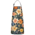thumbnail image 1 of Pioneer Flower Floral Print Pattern Apron-Garden Aprons for Women with Pockets-Cotton Linen Waterproof Kitchen Cooking Gardening Aprons Adjustable for Kitchen,Cooking,BBQ and Salon 33x27 Inch, 1 of 5