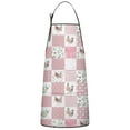 thumbnail image 1 of Pioneer Flower Floral Print Pattern Apron-Garden Aprons for Women with Pockets-Cotton Linen Waterproof Kitchen Cooking Gardening Aprons Adjustable for Kitchen,Cooking,BBQ and Salon 33x27 Inch, 1 of 7
