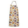 thumbnail image 1 of Pioneer Flower Floral Print Pattern Apron for Women and Men, Cotton Linen Waterproof with Pockets, Adjustable, 33x27 Inch for Kitchen, Gardening, BBQ, Salon, 1 of 6