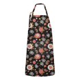thumbnail image 1 of Pioneer Flower Floral Print Pattern Apron for Women and Men, Cotton Linen Waterproof with Pockets, Adjustable, 33x27 Inch for Kitchen, Gardening, BBQ, Salon, 1 of 6