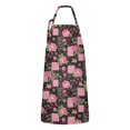 thumbnail image 1 of Pioneer Flower Floral Print Pattern Apron for Women and Men, Cotton Linen Waterproof with Pockets, Adjustable, 33x27 Inch for Kitchen, Gardening, BBQ, Salon, 1 of 6