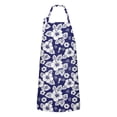 thumbnail image 1 of Pioneer Flower Floral Print Pattern Apron for Women and Men, Cotton Linen Waterproof with Pockets, Adjustable, 33x27 Inch for Kitchen, Gardening, BBQ, Salon, 1 of 6