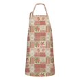 thumbnail image 1 of Pioneer Flower Floral Print Pattern Apron for Women and Men, Cotton Linen Waterproof with Pockets, Adjustable, 33x27 Inch for Kitchen, Gardening, BBQ, Salon, 1 of 6