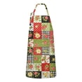 thumbnail image 1 of Pioneer Flower Floral Print Pattern Apron for Women and Men, Cotton Linen Waterproof with Pockets, Adjustable, 33x27 Inch for Kitchen, Gardening, BBQ, Salon, 1 of 6
