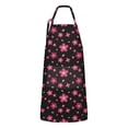 thumbnail image 1 of Pioneer Flower Floral Print Pattern Apron for Women and Men, Cotton Linen Waterproof with Pockets, Adjustable, 33x27 Inch for Kitchen, Gardening, BBQ, Salon, 1 of 6