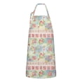 thumbnail image 1 of Pioneer Flower Floral Print Pattern Apron for Women and Men, Cotton Linen Waterproof with Pockets, Adjustable, 33x27 Inch for Kitchen, Gardening, BBQ, Salon, 1 of 6