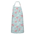 thumbnail image 1 of Pioneer Flower Floral Print Pattern Apron for Women and Men, Cotton Linen Waterproof with Pockets, Adjustable, 33x27 Inch for Kitchen, Gardening, BBQ, Salon, 1 of 6