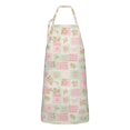 thumbnail image 1 of Pioneer Flower Floral Print Pattern Apron for Women and Men, Cotton Linen Waterproof with Pockets, Adjustable, 33x27 Inch for Kitchen, Gardening, BBQ, Salon, 1 of 6