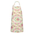 thumbnail image 1 of Pioneer Flower Floral Print Pattern Apron for Women and Men, Cotton Linen Waterproof with Pockets, Adjustable, 33x27 Inch for Kitchen, Gardening, BBQ, Salon, 1 of 6
