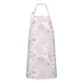 thumbnail image 1 of Pioneer Flower Floral Print Pattern Apron for Women and Men, Cotton Linen Waterproof with Pockets, Adjustable, 33x27 Inch for Kitchen, Gardening, BBQ, Salon, 1 of 6