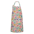 thumbnail image 1 of Pioneer Flower Floral Print Pattern Apron for Women and Men, Cotton Linen Waterproof with Pockets, Adjustable, 33x27 Inch for Kitchen, Gardening, BBQ, Salon, 1 of 6