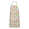 thumbnail image 1 of Pioneer Flower Floral Print Pattern Apron for Women and Men, Cotton Linen Waterproof with Pockets, Adjustable, 33x27 Inch for Kitchen, Gardening, BBQ, Salon, 1 of 6