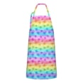 thumbnail image 1 of Pioneer Flower Floral Print Pattern Apron for Women and Men, Cotton Linen Waterproof with Pockets, Adjustable, 33x27 Inch for Kitchen, Gardening, BBQ, Salon, 1 of 6