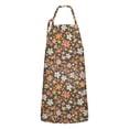 thumbnail image 1 of Pioneer Flower Floral Print Pattern Apron for Women and Men, Cotton Linen Waterproof with Pockets, Adjustable, 33x27 Inch for Kitchen, Gardening, BBQ, Salon, 1 of 6