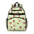 thumbnail image 1 of Pioneer Flower Floral Print Pattern Backpack for School, Cute School Bag with Adjustable Shoulder Straps and Padded Back, 15.25"x11.5"x5.25", 1 of 5