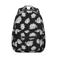 thumbnail image 1 of Pioneer Flower Floral Print Pattern Backpack for School, Cute School Bag with Adjustable Shoulder Straps and Padded Back, 15.3"x11"x7.1", 1 of 5