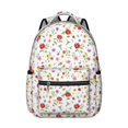 thumbnail image 1 of Pioneer Flower Floral Print Pattern Backpack for School, Cute School Bag with Adjustable Shoulder Straps and Padded Back, 15.3"x11"x7.1", 1 of 3